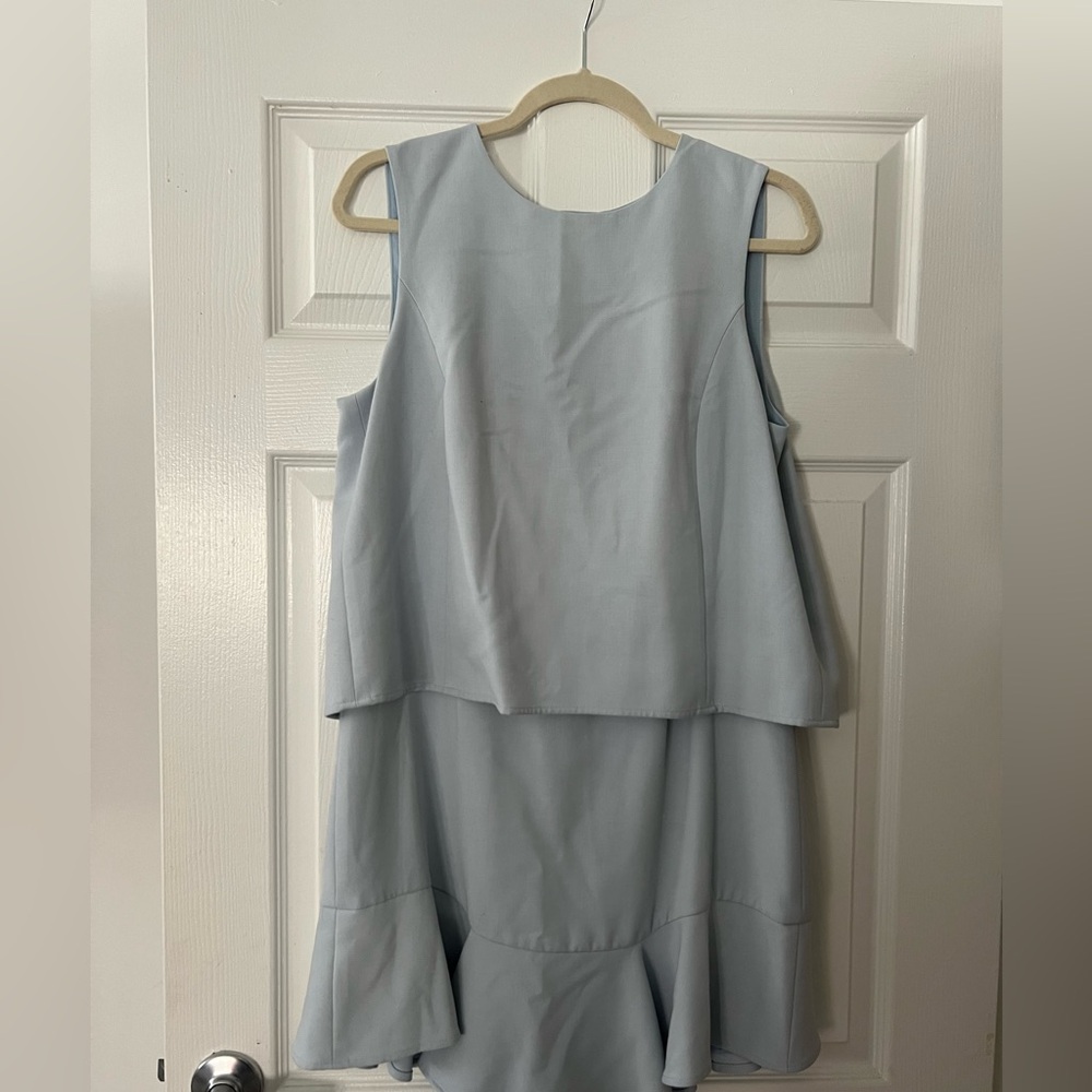 BCBGMAXAZRIA Blue Mini Dress